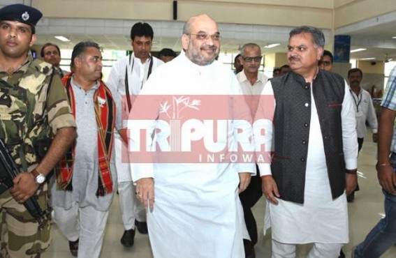 'I don't think Tripura's election battle is tough as the opposition parties fully corrupt, people are fed-up with 24 years Communist misrule,’ BJP President Amit Shah’s attack on CPI-M, Congress electrify masses 'I don't think Tripura's election battle is tough as the opposition parties fully corrupt, people are fed-up with 24 years Communist misrule,’ BJP President Amit Shah’s attack on CPI-M, Congress electrify masses